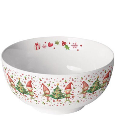 Weihnachts-Sch&uuml;ssel Elfen am Baum, 0,4 l AMBIENTE 34821075