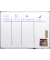 Whiteboard Premium, 7-102048, 100x75cm (BxH), lackiert, Aluminiumrahmen