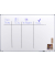 Whiteboard Premium, 7-102063, 150x100cm (BxH), lackiert, Aluminiumrahmen