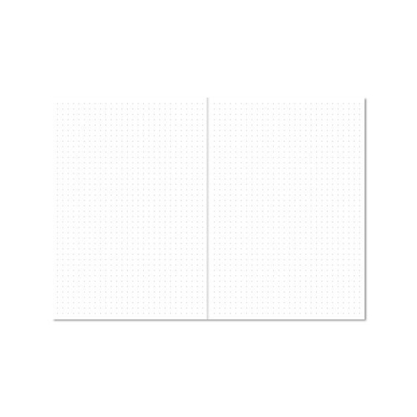 papique® Notizbuch Papique DIN A5 punktkariert, schwarz/weiß Softcover 112 Seiten, 1 St.