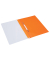 Schnellhefter Multiloch 1704001-12, A4, orange, Polyvinylchlorid (PVC), 80g, Vorderdeckel transparent