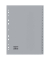 Kunststoffregister 7734095-13, 1 bis 31, A4, 120&micro;m, graue Taben, 31-teilig