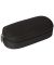Federmappe oval klein schwarz 21x10x5cm mit Innenklappe 