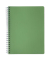 Collegeblock 7525201-06 Notes, kariert / kariert Rand links, A4, 80g, gr&uuml;n, 140 Blatt