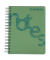 Collegeblock 7526201-06 Notes, kariert / kariert Rand links, A5, 80g, gr&uuml;n, 140 Blatt