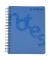 Collegeblock 7526201-10 Notes, kariert / kariert Rand links, A5, 80g, blau, 140 Blatt