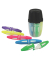 Textmarker 5140011-99, Set (Rundbox 5 #), farbig sortiert (blau/gelb/gr&uuml;n/violett/pink), 2-4mm Keilspitze