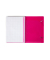Notizbuch 1347400-30, pink, kariert, 70g, 80 Blatt