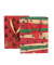 Geschenktasche 58649, Weihnachten, mit Trageband / Geschenkanh&auml;nger, Baum/Flocke, 23cm x 18cm