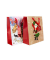 Geschenktasche 58680, Weihnachten, mit Trageband / Geschenkanh&auml;nger, Santa, 26cm x 32cm