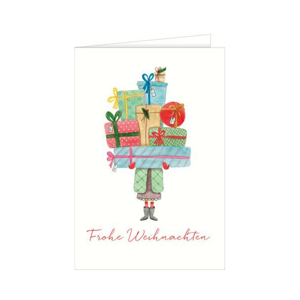 5 Stück Hanra Weihnachtskarte Frohe Weihnachten, 11,5 x 17 cm HANRA 22-11588 9004546592723 Hanra