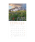 Bildkalender 760802, Jahreszeitenbilder, 1 Monat / 1 Seite, 30x30cm, aufgeklappt 30x60cm, 2027
