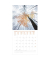 Bildkalender 760802, Jahreszeitenbilder, 1 Monat / 1 Seite, 30x30cm, aufgeklappt 30x60cm, 2027
