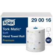 Rollenhandt&uuml;cher Matic H1 Premium Soft 290016, Au&szlig;enabrollung, 2-lagig, wei&szlig;, Papier