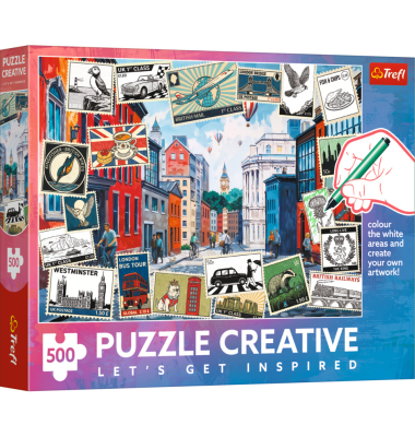 Puzzle Greetings from London