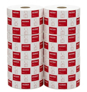 Rollenhandt&uuml;cher System towel M2 460102, Au&szlig;enabrollung, 2-lagig, wei&szlig;, Recycling-Tissue