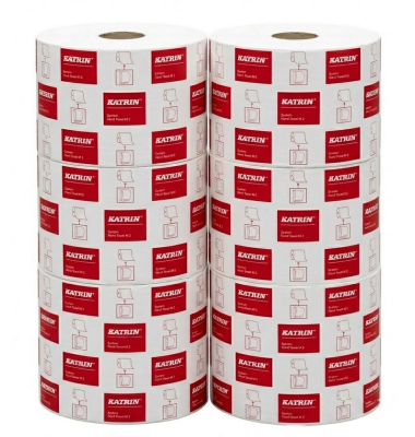 Rollenhandt&uuml;cher System towel M2 460102, Au&szlig;enabrollung, 2-lagig, wei&szlig;, Recycling-Tissue
