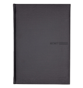 Buchkalender 58990, Planungsbuch Praxis-Timer, schwarz, 1 Tag / 1 Seite, 21x29,7cm (A4), 2027