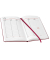 Buchkalender 02-0146, V-Book, schwarz, 1 Woche / 2 Seiten, 14x21cm (A5), 2027
