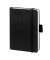 Buchkalender 02-0130, V-Book, schwarz, 1 Woche / 2 Seiten, 9x14cm (A6), 2027