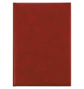Buchkalender 101777, bordeaux, 1 Tag / 1 Seite, 15x21cm (A5), 2026