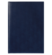 Buchkalender 101778, dunkelblau, 1 Tag / 1 Seite, 15x21cm (A5), 2027