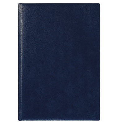 Buchkalender 101778, dunkelblau, 1 Tag / 1 Seite, 15x21cm (A5), 2027