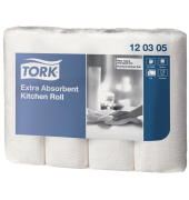 K&uuml;chenrollen Extra Absorbent 120305 3-lagig wei&szlig; Rolle &agrave; 51 Blatt