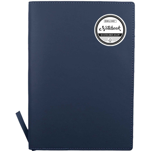 Online Notizbuch 16001, liniert, 80g, 80 Blatt 4014421160010 Online