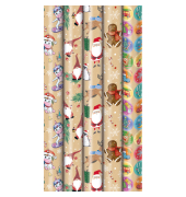 Weihnachtlicher Recyclingpapier Bambini 2 sortiert