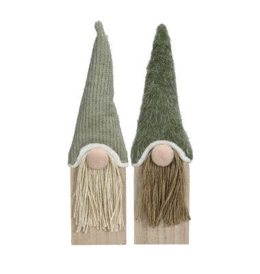 Weihnachtlicher Figur Wichtel gr&uuml;n