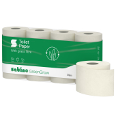 Toilettenpapier GreenGrow 079870, 3-lagig, hellbeige, 250 Blatt/Rolle,