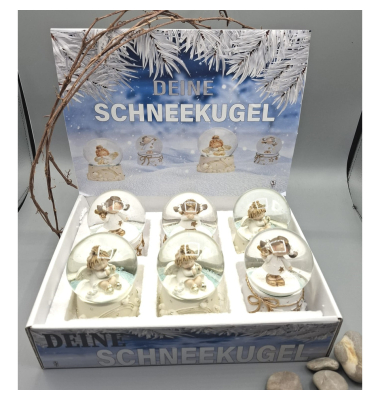 Schneekugel Engel sortiert
