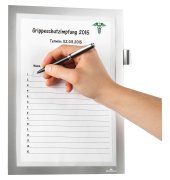 Magnetrahmen Duraframe Note silber A4 selbstkebend
