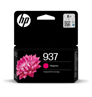 Druckerpatrone 937 4S6W3NE (937), magenta, ca. 800 Seiten
