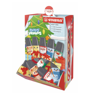 Textmarker 07/50-13-1, Display (Spenderbox), farbig sortiert, 2-5mm Keilspitze