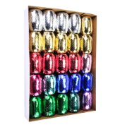 Eikn&auml;uel metallic  1042 005 99 2520, ohne, 5mm x 20m, farbig sortiert