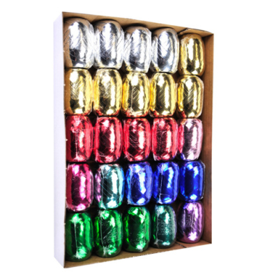 Eikn&auml;uel metallic  1042 005 99 2520, ohne, 5mm x 20m, farbig sortiert