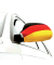 Fan Autospiegelfahne Deutschland 2er Set
