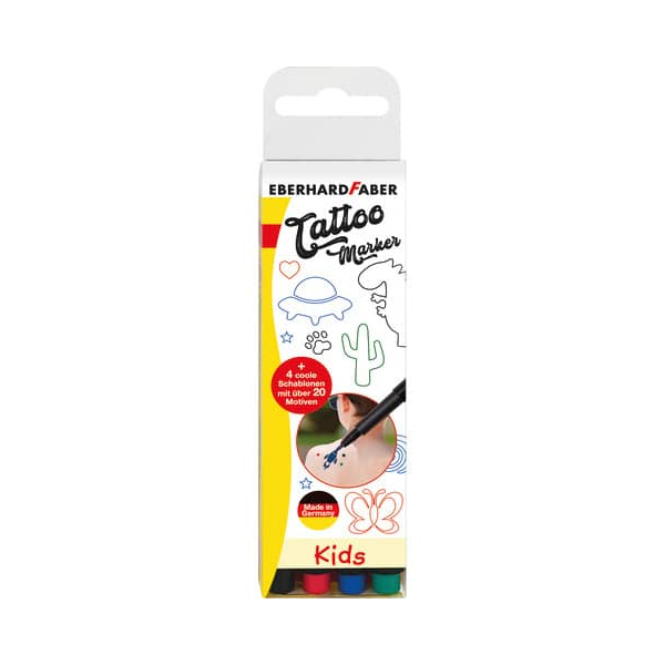 Eberhard Faber Tattoostifte 4ST Kids 4087205595049 Eberhard Faber