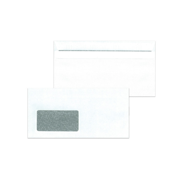 1000 Stück MailMedia Briefumschlag 30005398, DIN lang, nassklebend, 75g, offset weiß 4018529025684 MailMedia