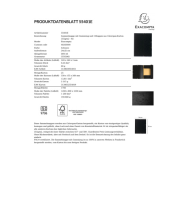 Sammelm GZ 3Kl A4 Colorsp 355g sw