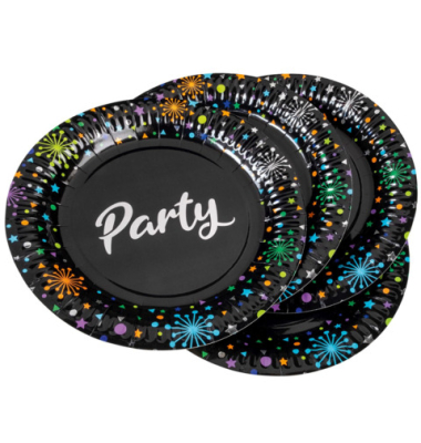 Pappteller Party 23cm 8er Pack