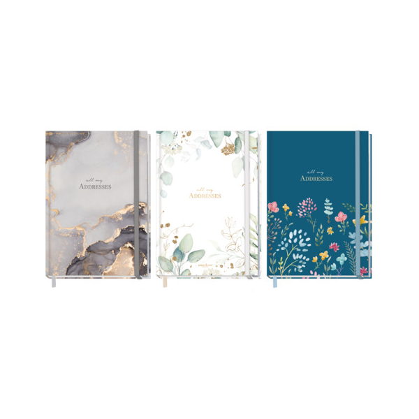6 Stück PAPER und YOU Adressbuch A5 sort. 4029357115522 PAPER und YOU