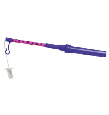 Laternenstab LED pinklila