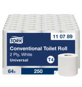 Toilettenpapier  110789, 2-lagig, wei&szlig;, 250 Blatt,