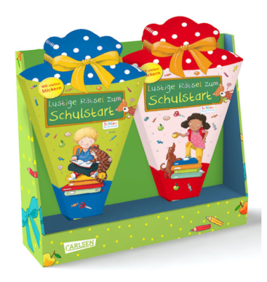 Kinderbuch Schult&uuml;ten Display 2 Titel