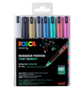 Marker 8ST metallic sortiert