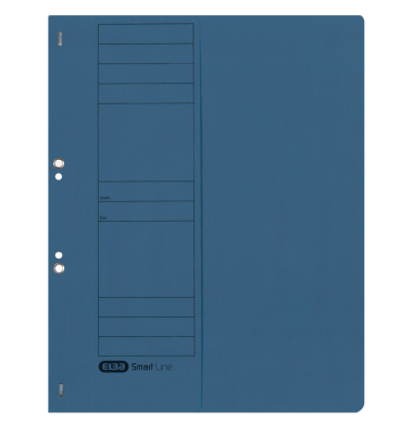 &Ouml;senhefter Chic &Ouml;senhefter - Serie 100551876, A4 blau halber Vorderdeckel, Karton 250g