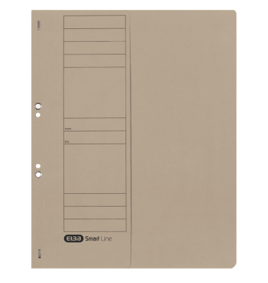 &Ouml;senhefter Chic &Ouml;senhefter - Serie 100551880, Din A4 grau halber Vorderdeckel, Karton 250g